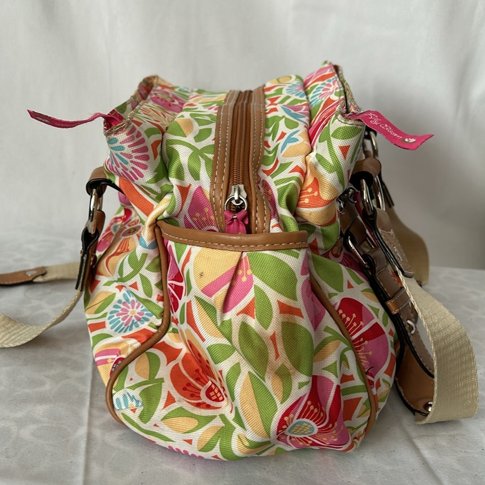 Lily Bloom Super Cute Multicolor Floral Tote Purse Bag πΈπΈ - Picture 4 of 16